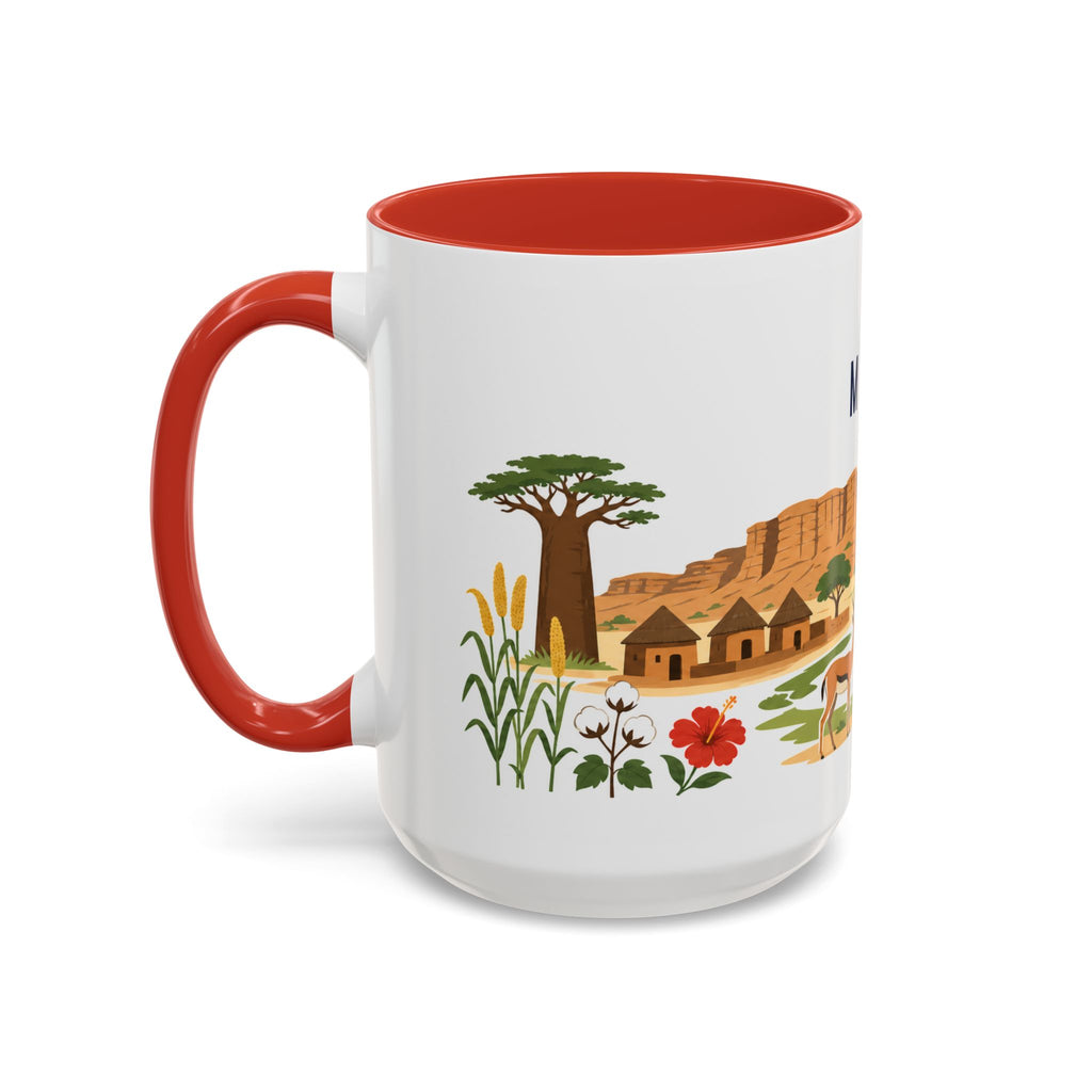 Mali Coffee Mug | Travel Souvenir Accent Mug | Country Gift Ceramic Cup 11oz 15oz