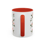 Arkansas Apple Blossom Mug, State Flower Floral Coffee Cup, 11oz Botanical Gift