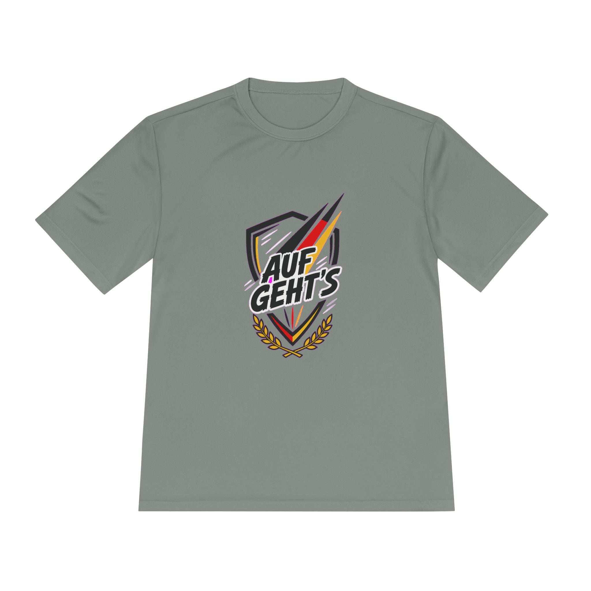 Germany Soccer T Shirt, Auf Geht'S Tee, World Football Fan Shirt, Moisture Wicking Sport Tee