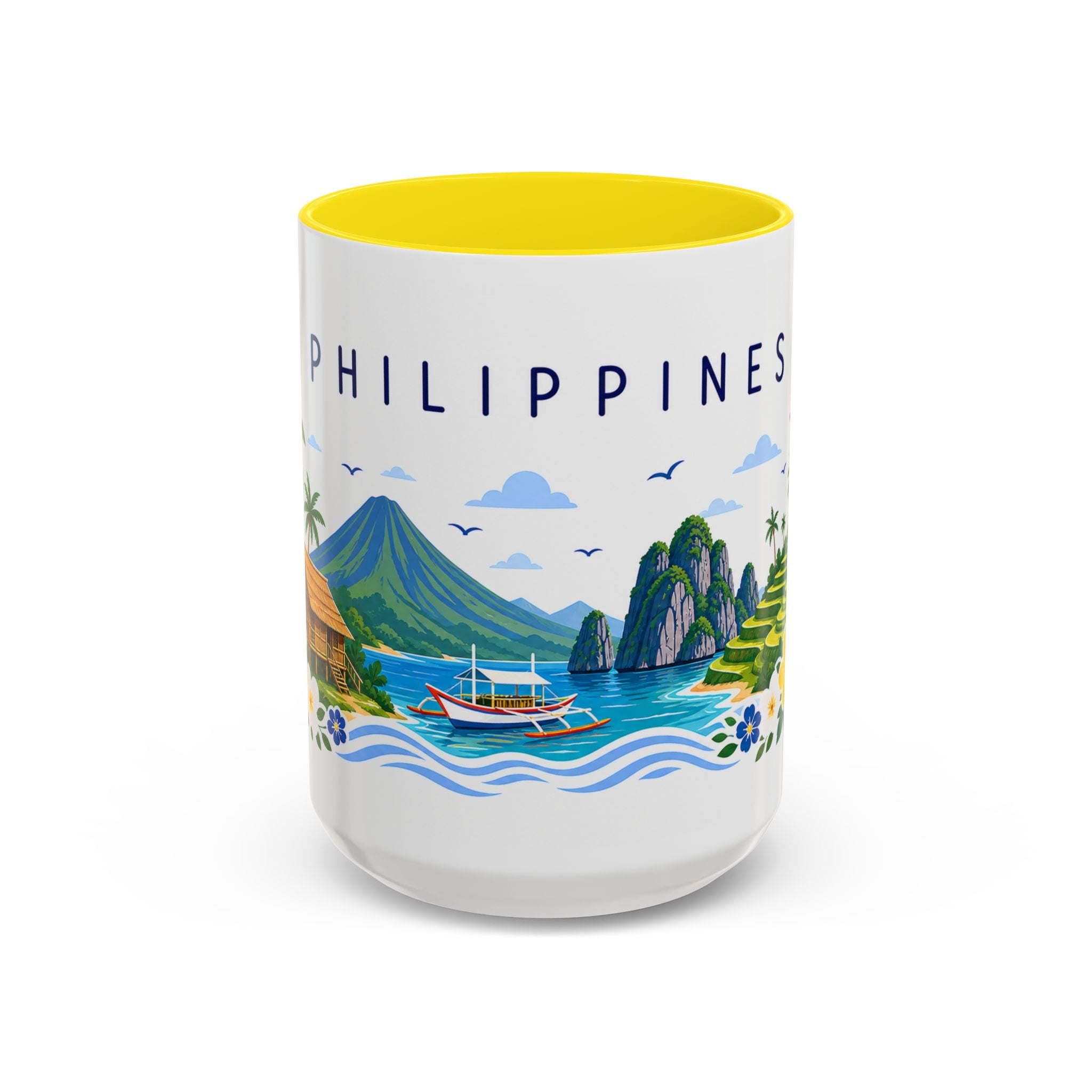 Philippines Coffee Mug | Travel Souvenir Accent Mug | Place Gift Ceramic Cup 11oz 15oz