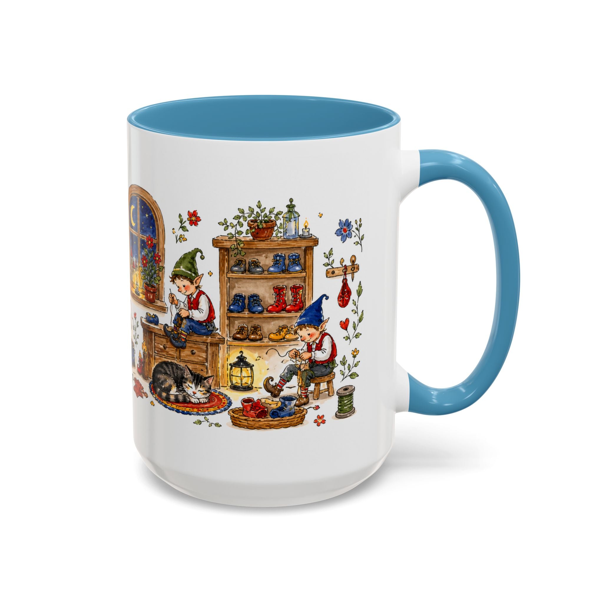 Elves and the Shoemaker Mug | Storybook Accent Coffee Mug | EveryLegend