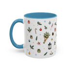 Florence Christmas Mug | Watercolor City Souvenir | Ceramic Coffee Cup (11oz 15oz)