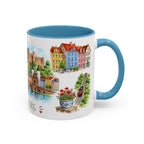 Heidelberg Illustrated Travel Mug | City Souvenir Accent Coffee Mug | 11oz 15oz Ceramic Cup