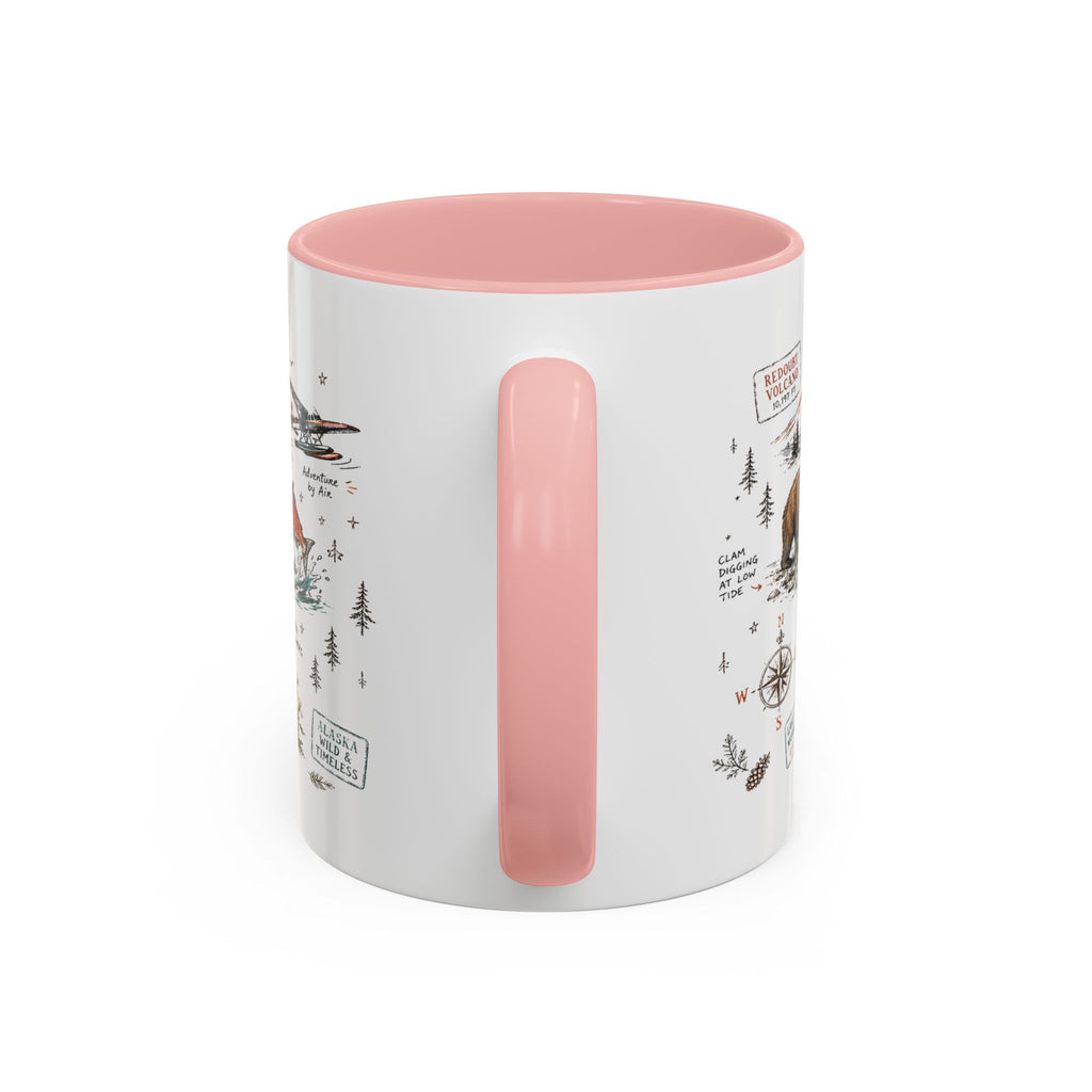 Lake Clark National Park Coffee Mug | Alaska Fly-in Wilderness Adventure Gift | Accent Color Ceramic 11oz 15oz
