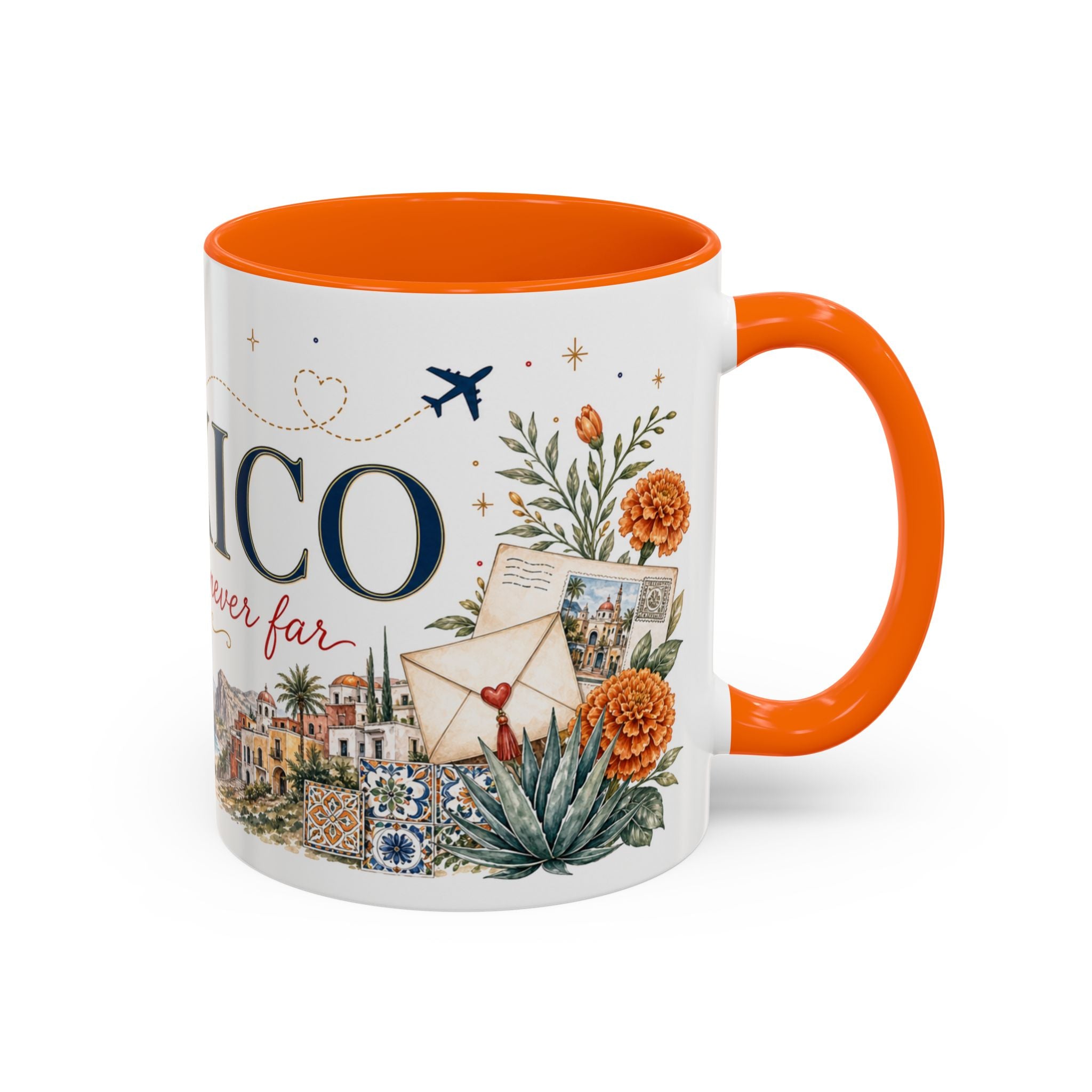 Mexico Home Country Mug | Moving Away Gift | Long Distance Friendship | 11 oz 15 oz Accent Mug