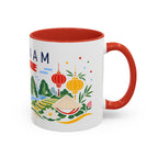 Vietnam Coffee Mug | Travel Souvenir Accent Mug | Country Gift Ceramic Cup 11oz 15oz