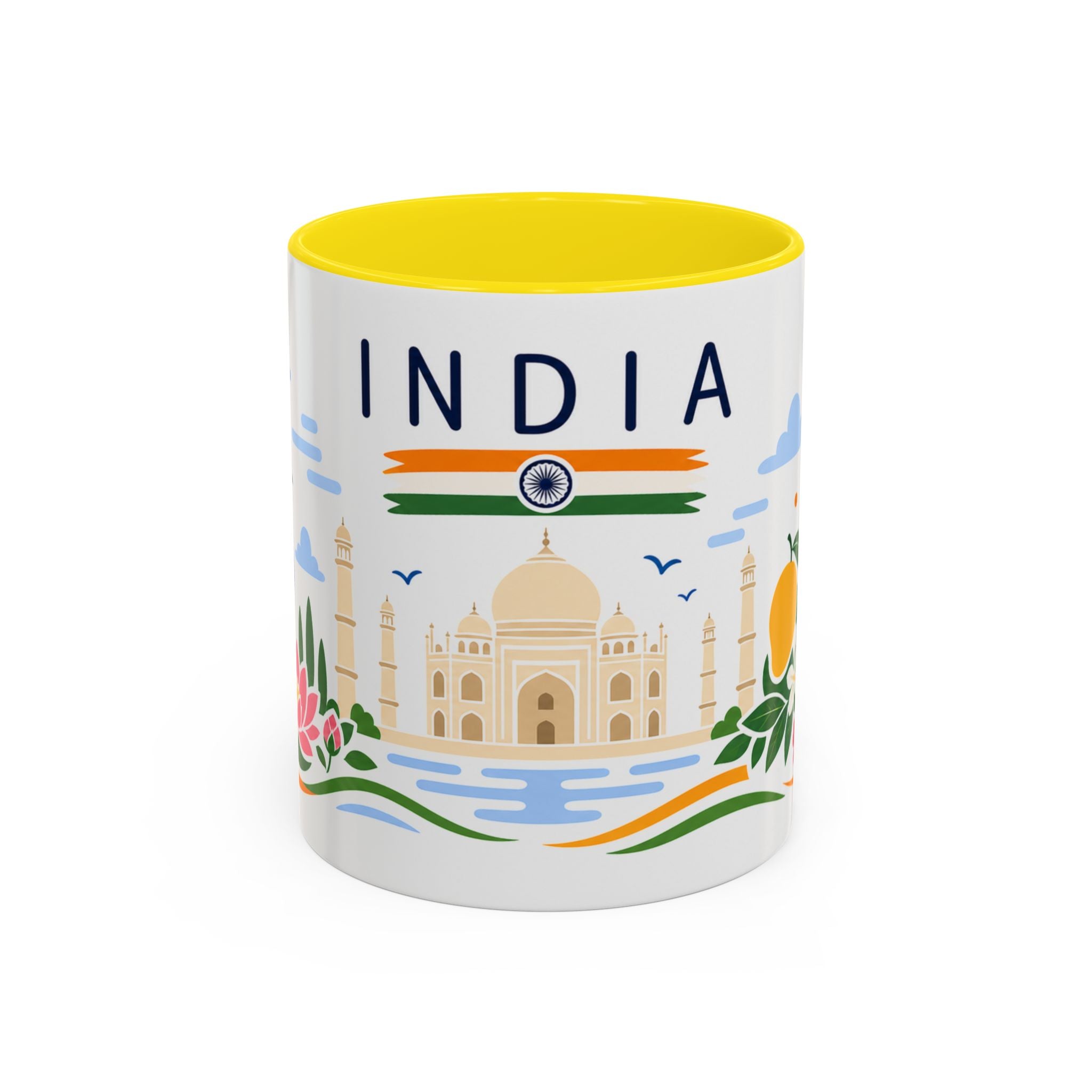India Coffee Mug | Travel Souvenir Accent Mug | Country Gift Ceramic Cup 11oz 15oz