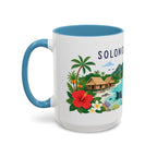 Solomon Islands Coffee Mug | Travel Souvenir Accent Mug | Country Gift Ceramic Cup 11oz 15oz
