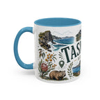 Tasmania Coffee Mug | Travel Destination Souvenir Gift | Accent Color Ceramic 11oz 15oz