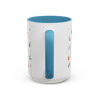 Christmas Mug | Watercolor Tree Gifts Wreath Holiday Cup | Accent Coffee Mug 11oz 15oz