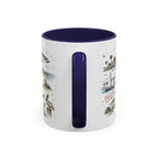 San Diego Coffee Mug | California Souvenir City Gift | Accent Color Ceramic 11oz 15oz