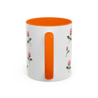 Vermont Red Clover Mug, State Flower Floral Coffee Cup, 11oz Botanical Gift