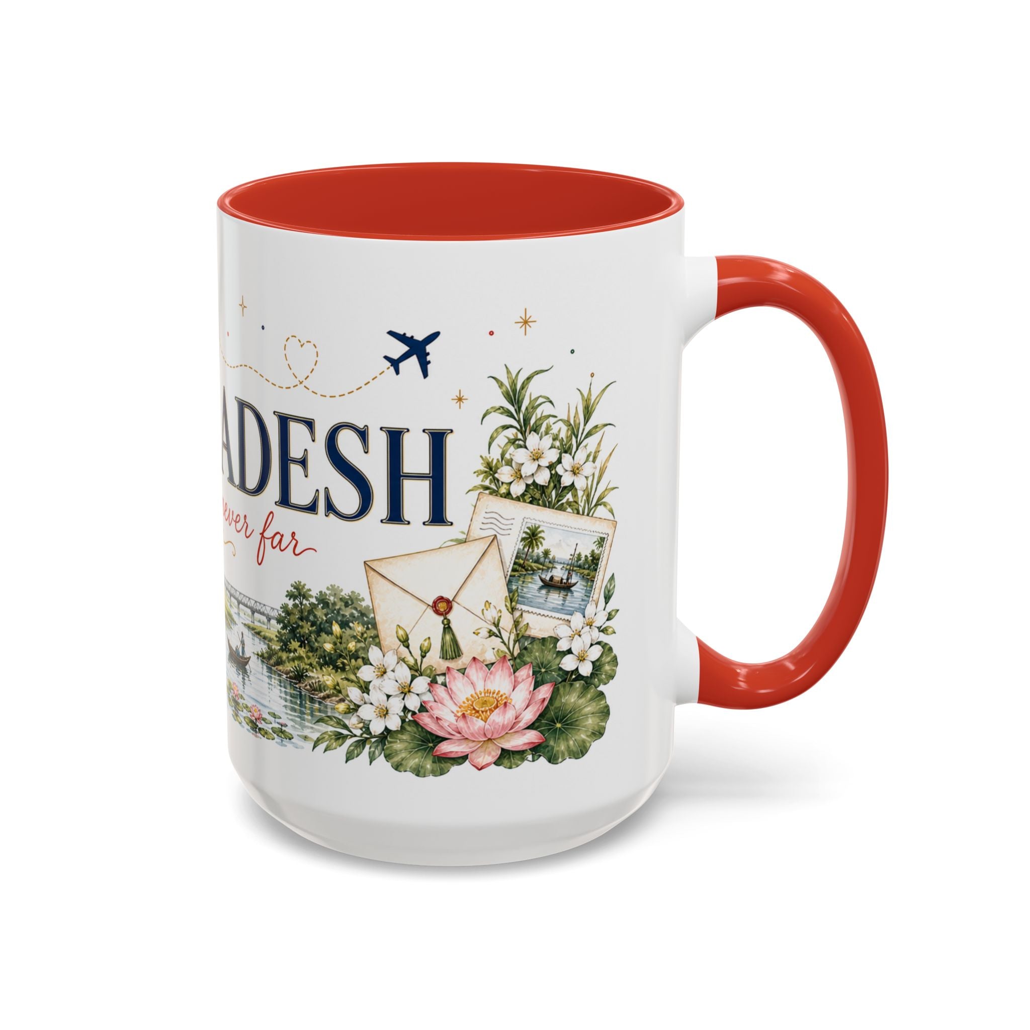 Bangladesh Home Country Mug | Moving Away Gift | Long Distance Friendship | 11 oz 15 oz Accent Mug