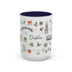 Dublin Christmas Mug | Watercolor City Souvenir, Holiday Travel Gift (11oz/15oz)