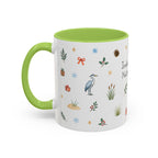 Indiana Dunes National Park Christmas Mug | Watercolor Travel Souvenir | Holiday Gift | Accent Ceramic Coffee Cup 11oz 15oz