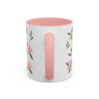 Washington Coast rhododendron Mug, State Flower Floral Coffee Cup, 11oz Botanical Gift