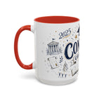 Congrats Graduate Coffee Mug | Class of 2026 Graduation Gift | Accent Color Ceramic 11oz 15oz