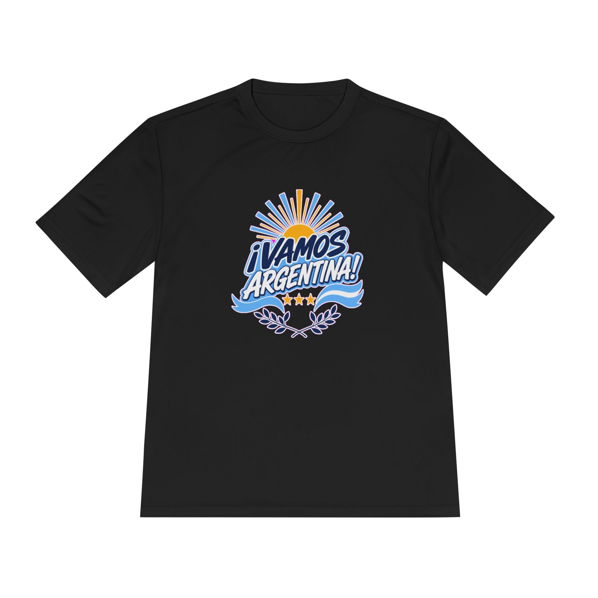 Argentina Soccer T Shirt, ¡Vamos Argentina! Tee, World Football Fan Shirt, Moisture Wicking Sport Tee