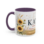 Kansas Home State Mug | Sunflower Prairie Landscape Coffee Cup