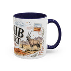 Namib Desert Coffee Mug | Travel Destination Souvenir Gift | Accent Color Ceramic 11oz 15oz