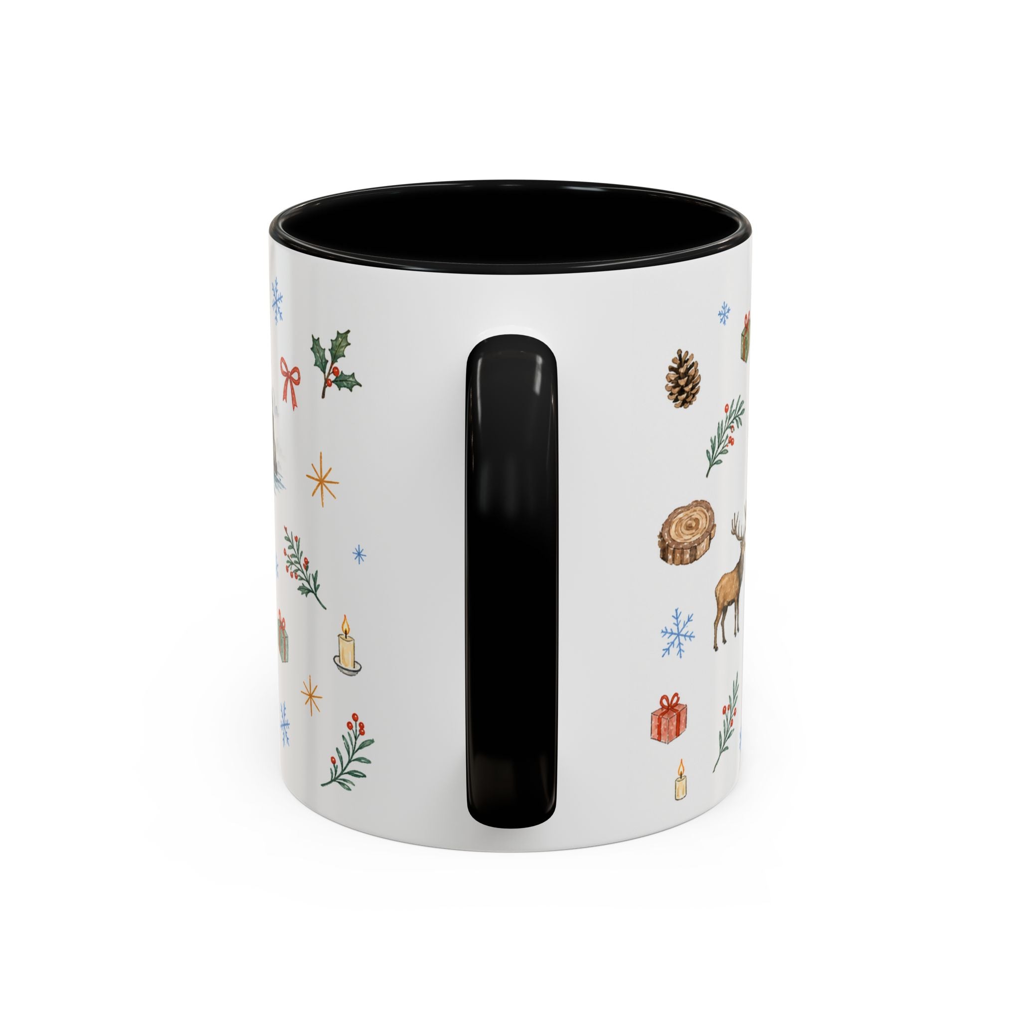 Redwood National Park Christmas Mug | Watercolor Travel Souvenir | Holiday Gift | Accent Ceramic Coffee Cup 11oz 15oz