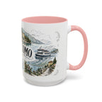 Lake Como Mug, Italy Travel Souvenir, Bucket List Gift, Accent Ceramic Coffee Mug 11oz 15oz