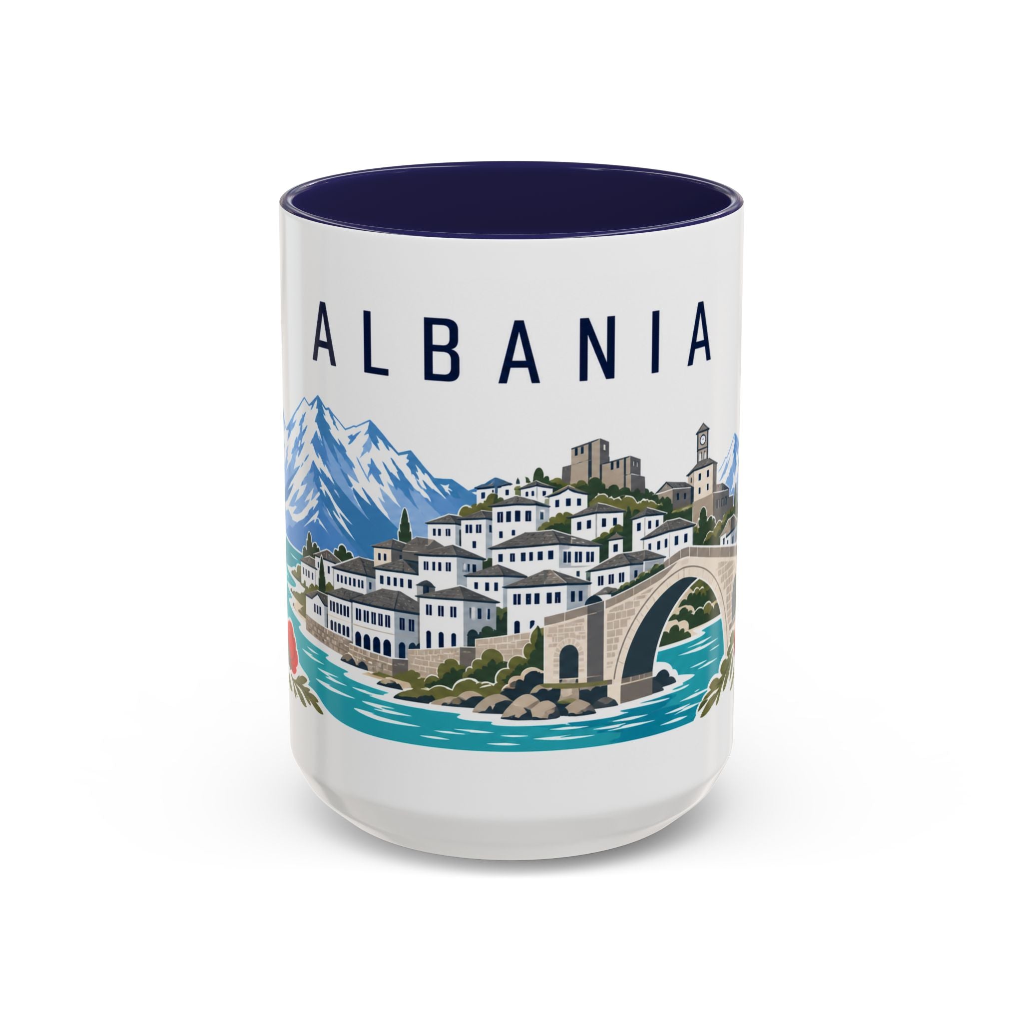 Albania Coffee Mug | Travel Souvenir Accent Mug | Country Gift Ceramic Cup 11oz 15oz