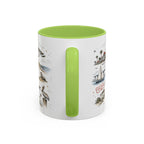 San Diego Coffee Mug | California Souvenir City Gift | Accent Color Ceramic 11oz 15oz