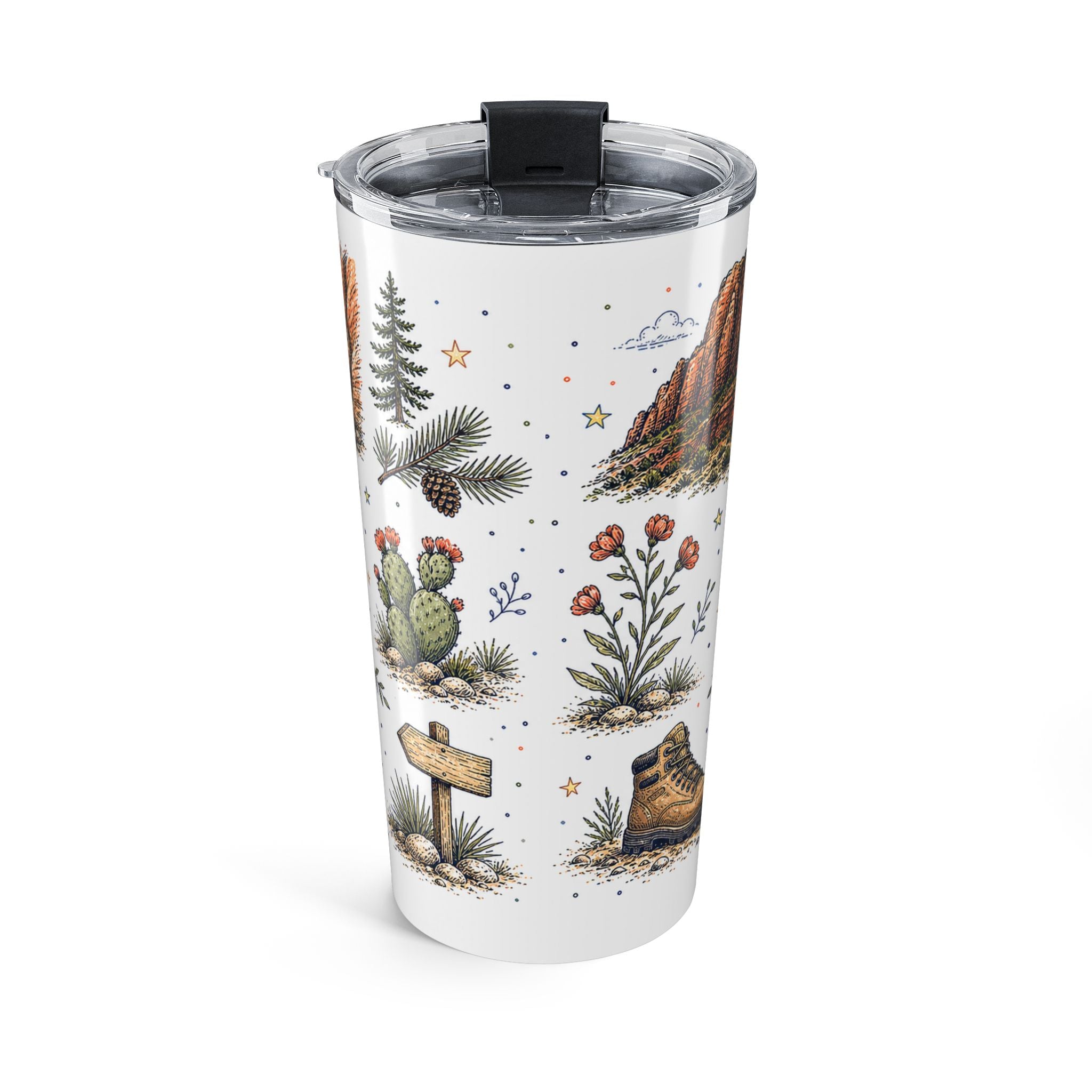 Zion National Park 20oz Tumbler | Hiking Camping Nature Gift | Insulated Stainless Steel Travel Cup