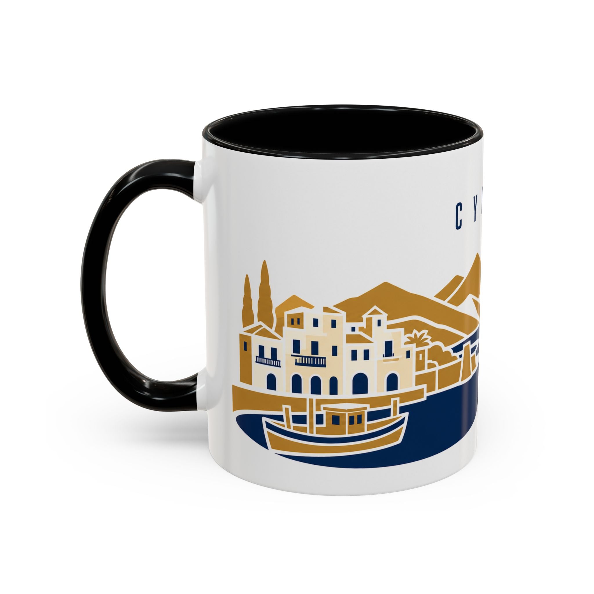 Cyprus Coffee Mug | Travel Souvenir Accent Mug | Country Gift Ceramic Cup 11oz 15oz