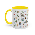 Budapest Christmas Mug | Watercolor City Souvenir | Ceramic Coffee Cup (11oz 15oz)