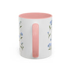 Alaska Forget-me-not Mug, State Flower Floral Coffee Cup, 11oz Botanical Gift