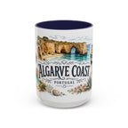 Algarve Coast Mug, Portugal Travel Souvenir, Bucket List Gift, Accent Ceramic Coffee Mug 11oz 15oz
