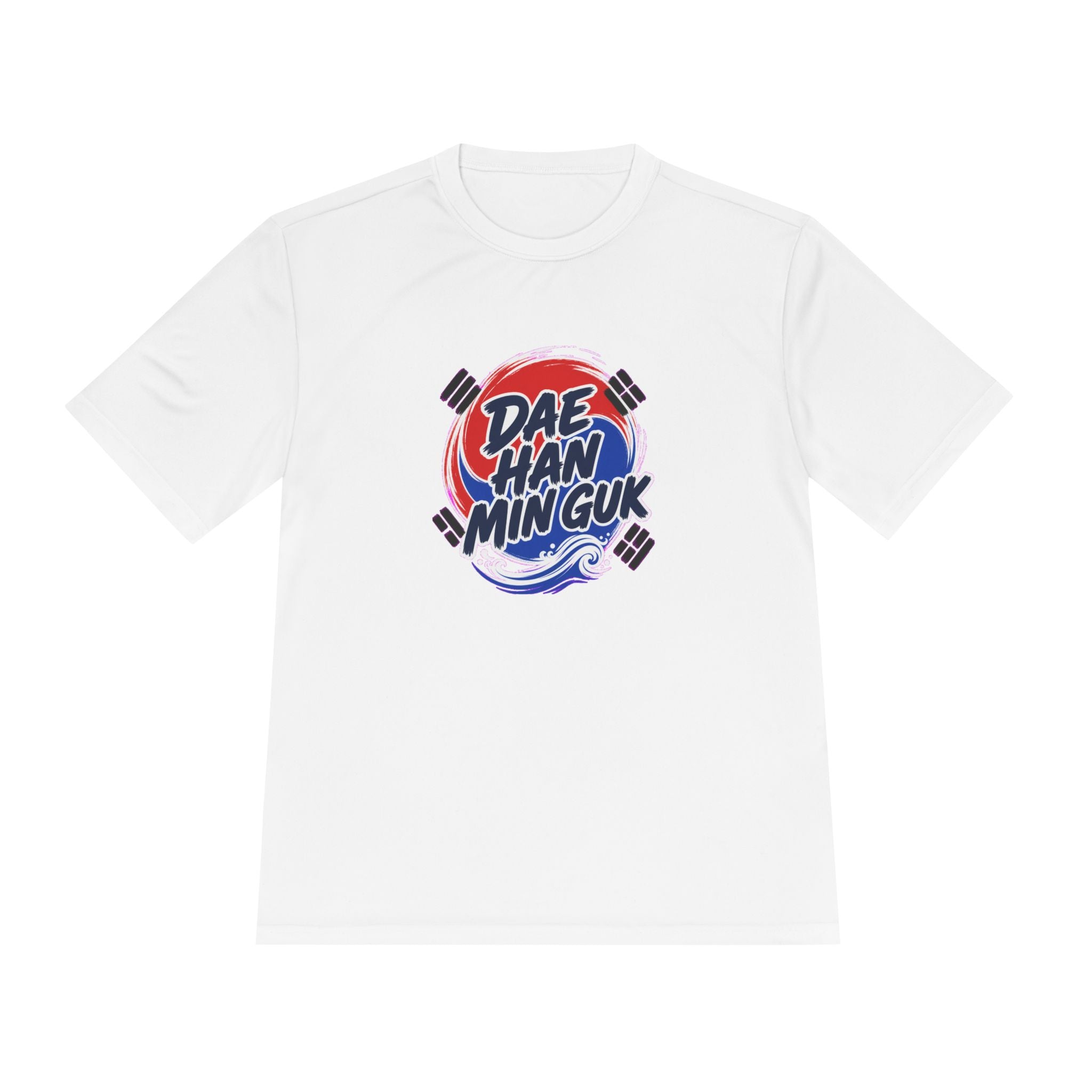 South Korea Dae Han Min Guk Soccer Fan T-Shirt, Moisture Wicking Sport Tee