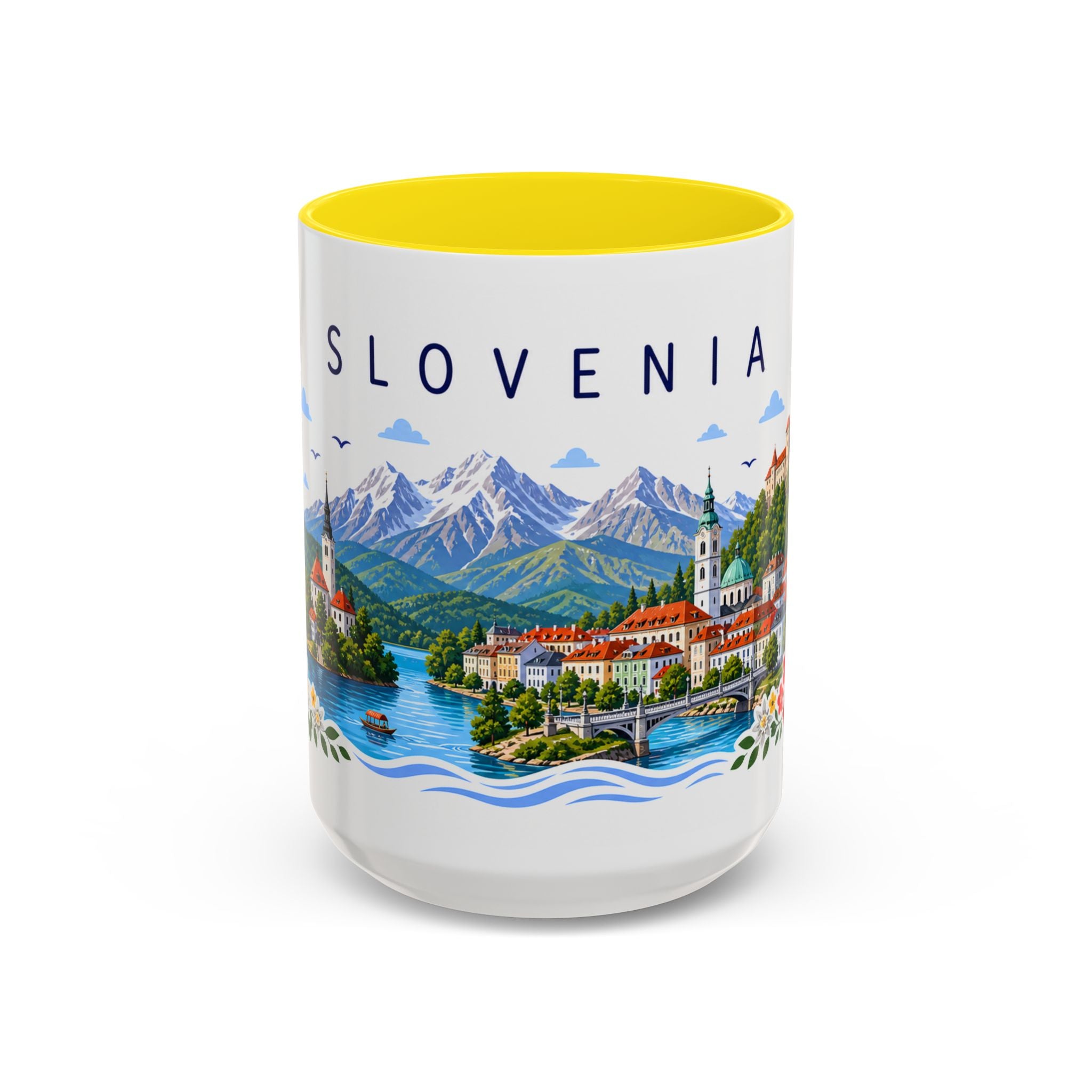 Slovenia Coffee Mug | Travel Souvenir Accent Mug | Place Gift Ceramic Cup 11oz 15oz