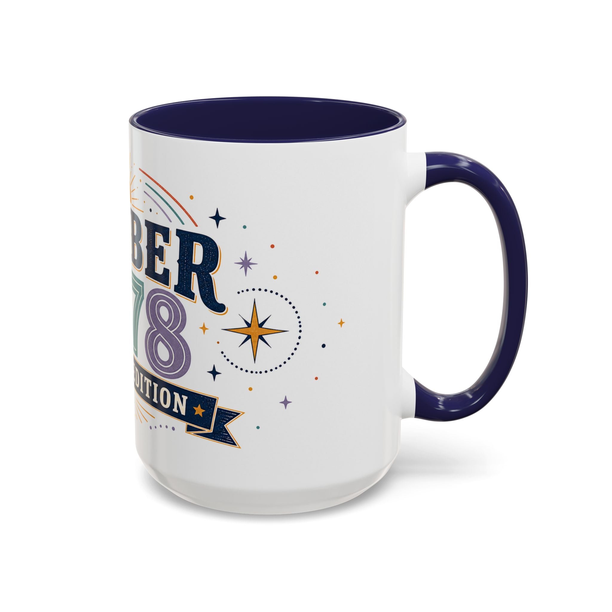 Custom Birthday Mug | Celestial Retro Design, Limited Edition (11oz or 15oz)