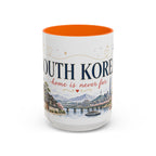 South Korea Home Country Mug | Moving Away Gift | Long Distance Friendship | 11 oz 15 oz Accent Mug
