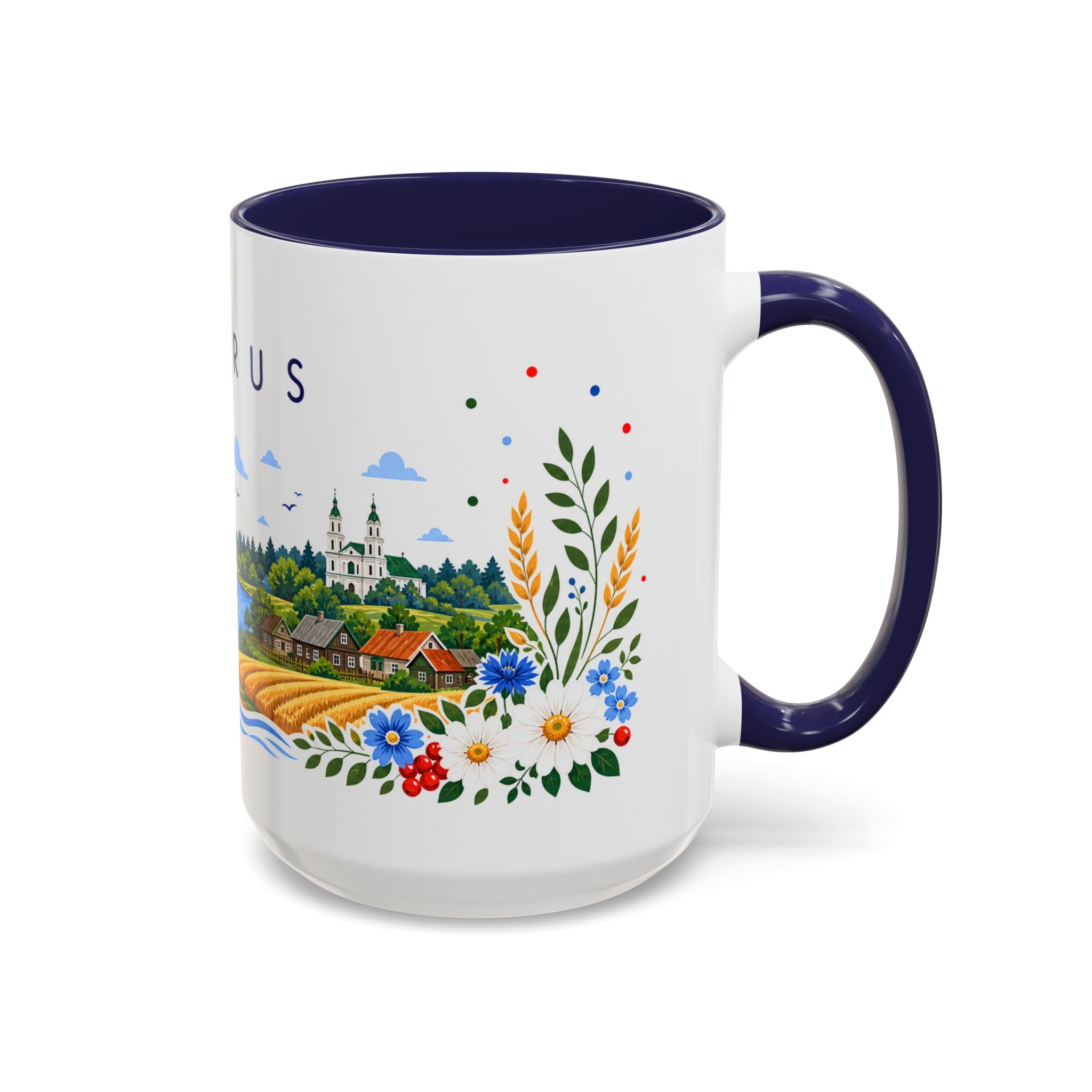 Belarus Coffee Mug | Travel Souvenir Accent Mug | Place Gift Ceramic Cup 11oz 15oz