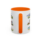 Salt Lake City Illustrated Travel Mug | City Souvenir Accent Coffee Mug | 11oz 15oz Ceramic Cup