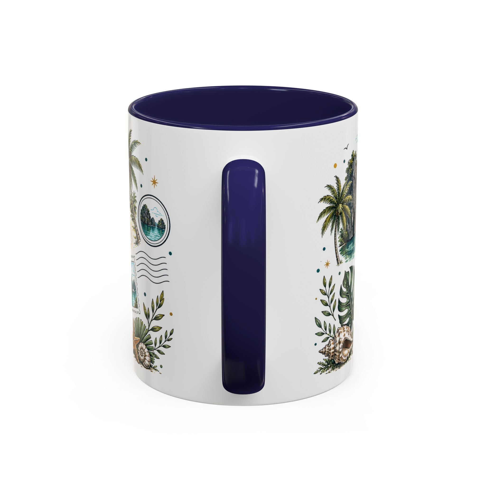 Palawan Coffee Mug | Travel Destination Souvenir Gift | Accent Color Ceramic 11oz 15oz