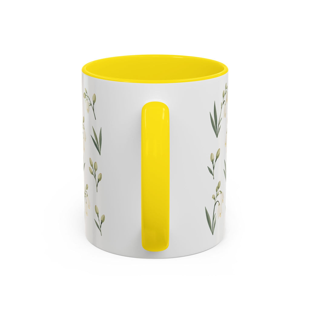 New Mexico Yucca Flower Mug, State Flower Floral Coffee Cup, 11oz Botanical Gift
