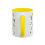 New Mexico Yucca Flower Mug, State Flower Floral Coffee Cup, 11oz Botanical Gift
