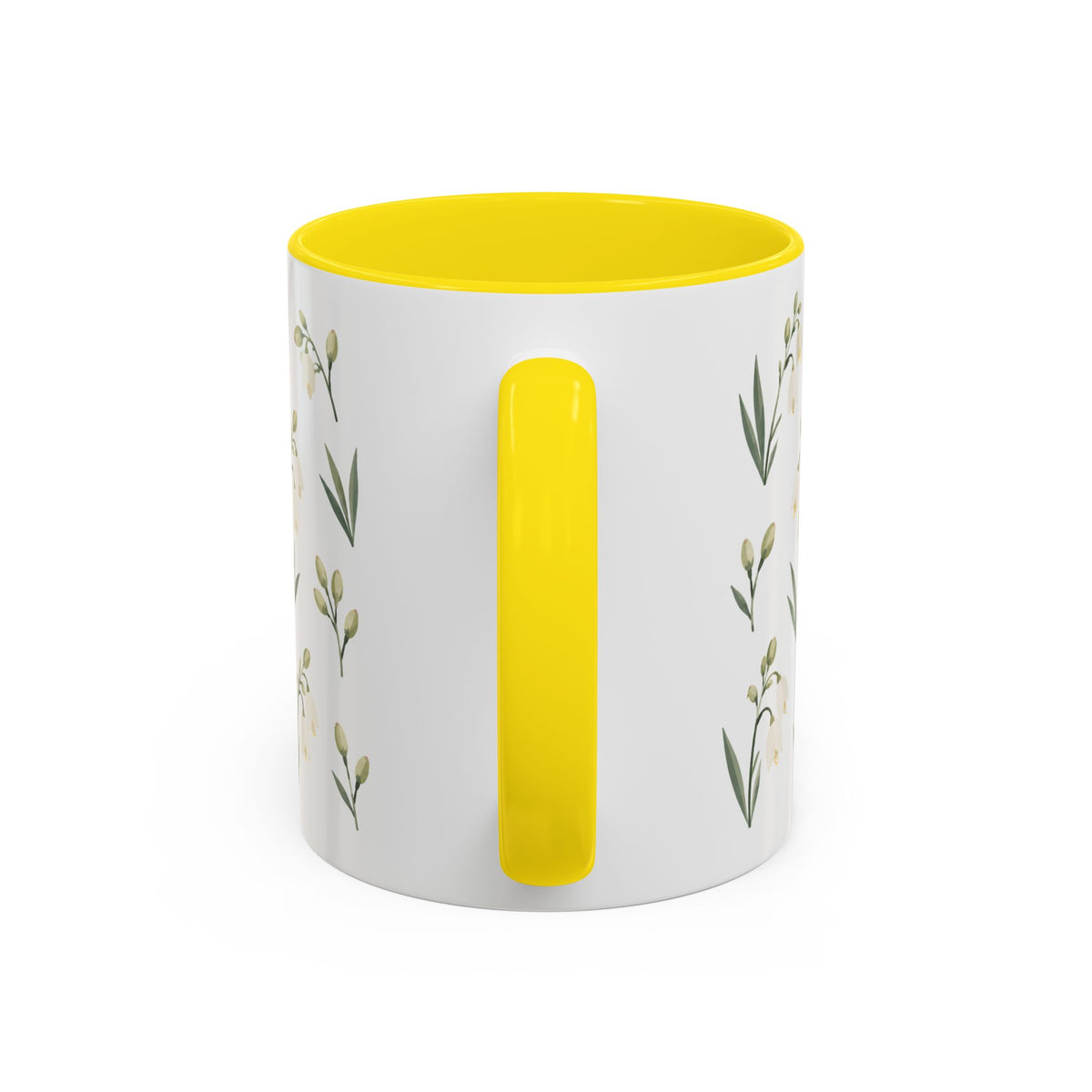 New Mexico Yucca Flower Mug, State Flower Floral Coffee Cup, 11oz Botanical Gift