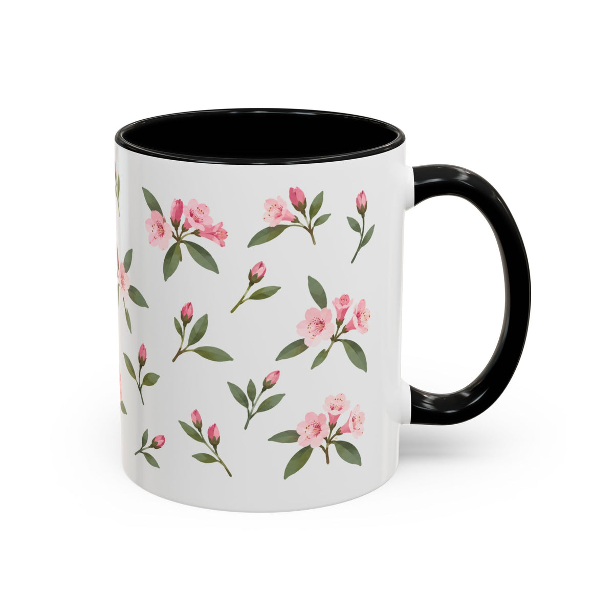 Washington Coast rhododendron Mug, State Flower Floral Coffee Cup, 11oz Botanical Gift