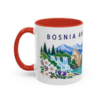Bosnia and Herzegovina Coffee Mug | Travel Souvenir Accent Mug | Country Gift Ceramic Cup 11oz 15oz