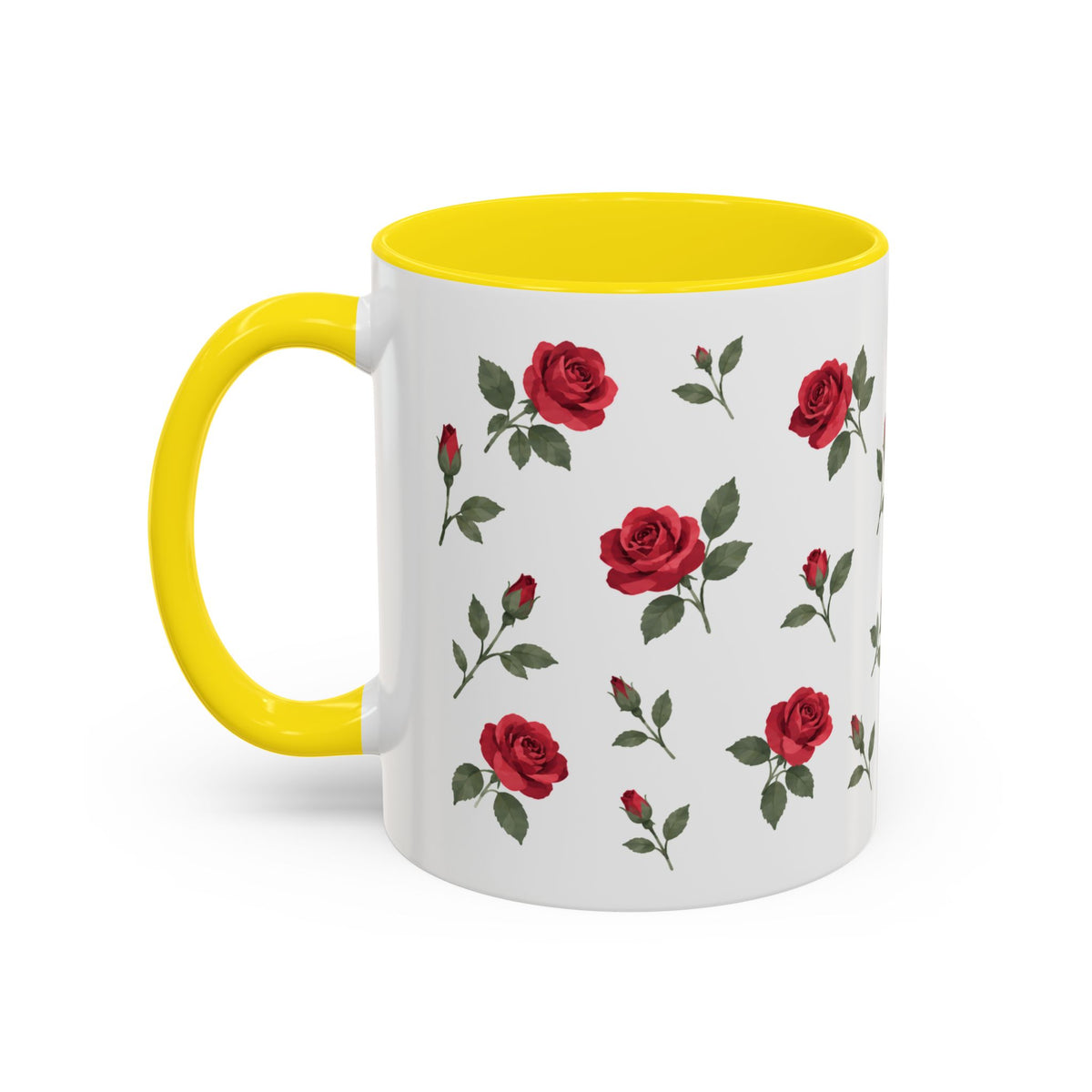Oklahoma Oklahoma Rose Mug, State Flower Floral Coffee Cup, 11oz Botanical Gift