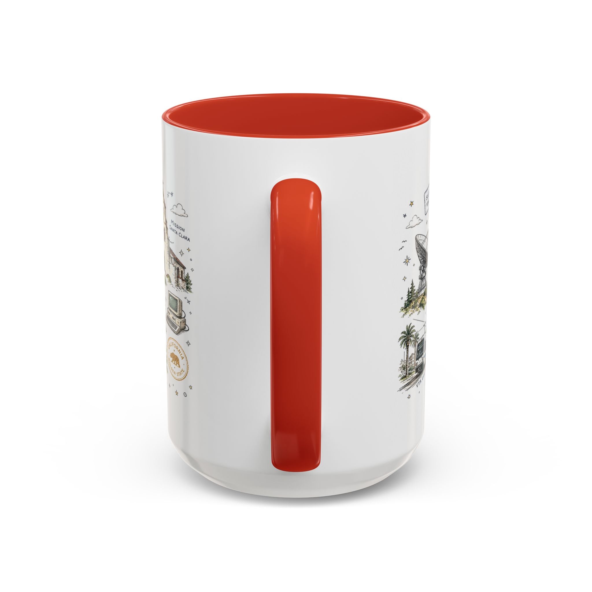 San Jose Coffee Mug | California Souvenir City Gift | Accent Color Ceramic 11oz 15oz