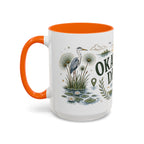 Okavango Delta Coffee Mug | Travel Destination Souvenir Gift | Accent Color Ceramic 11oz 15oz