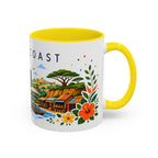 Ivory Coast Coffee Mug | Travel Souvenir Accent Mug | Place Gift Ceramic Cup 11oz 15oz