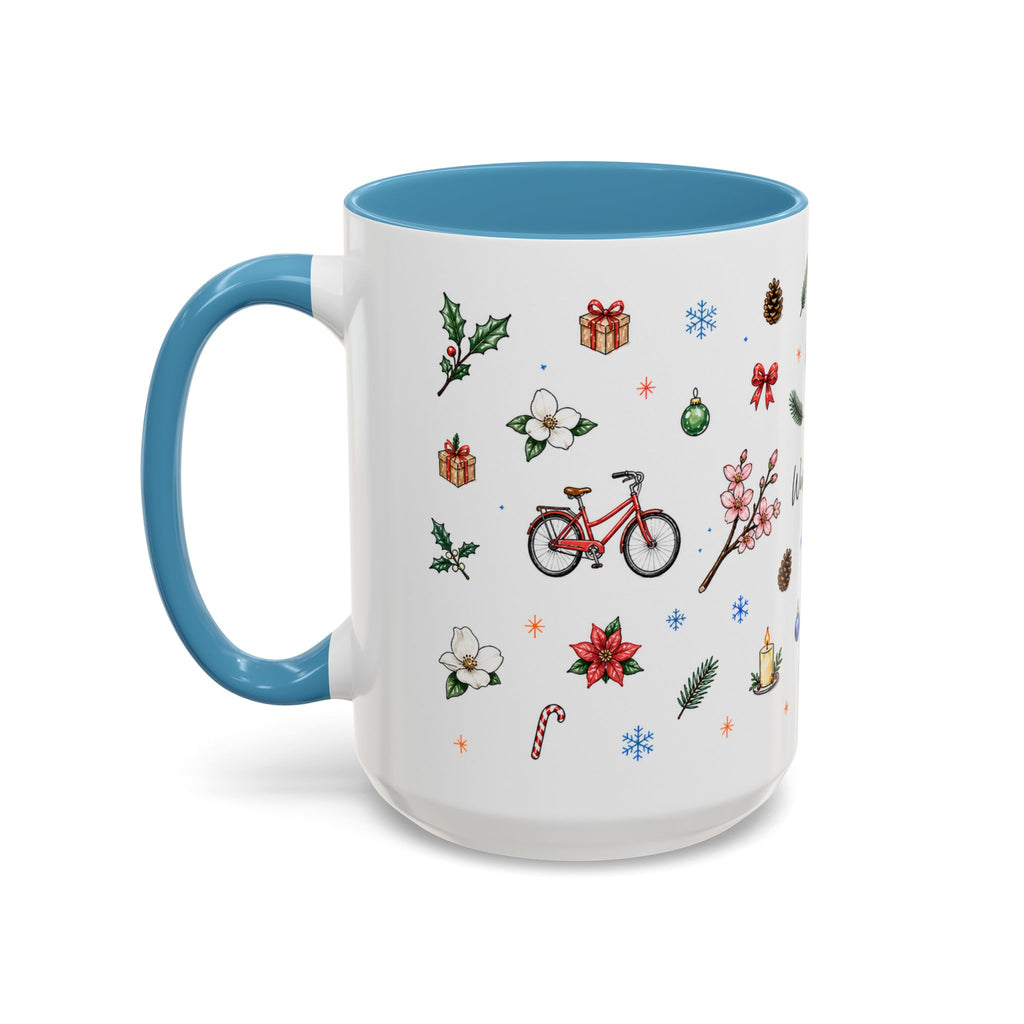 Washington DC Christmas Mug | Watercolor City Souvenir | Ceramic Coffee Cup 11oz 15oz